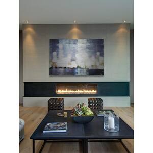24 in. H x 36 in. W "City Scape" by Parvez Taj Printed Brushed Aluminum Wall Art
