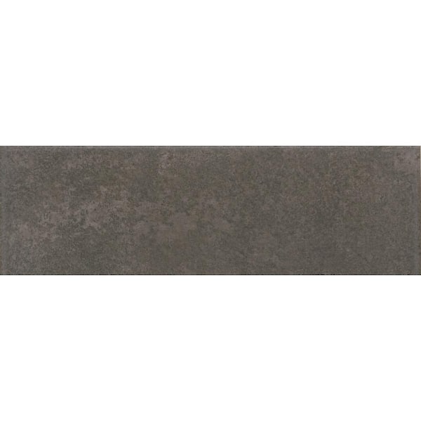 Pagoni Dark 4 in. x 13 in. Glossy Porcelain Wall Tile (8.47 Sq. Ft. /Case, 22-Pieces)