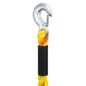 14 ft. 2,266 lb. Working Load Limit Tow Rope Strap with Hooks