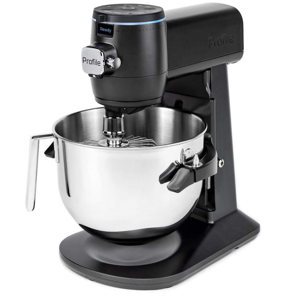 7 Qt. 11-Speed Black Stand Mixer w/ Commercial Beater, Dough Hook, 11-Wire 