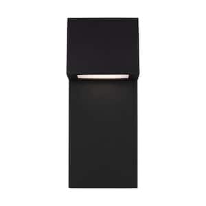 Rocha Small 1-Light Black LED Outdoor Wall Lantern Sconce (1-Pack)