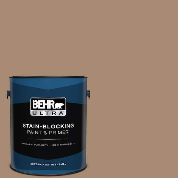 BEHR ULTRA 1 gal. #N260-5 Distant Land Satin Enamel Exterior Paint & Primer