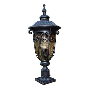 Miles Bronze Dust to Dawn Outdoor Hardwired Lantern Sconce