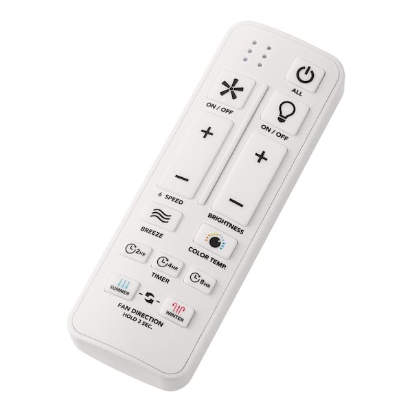 Tilden 84 in. Indoor/Outdoor Wet Rated Matte White Downrod Mount Ceiling Fan Adjustable White LED and Remote Included