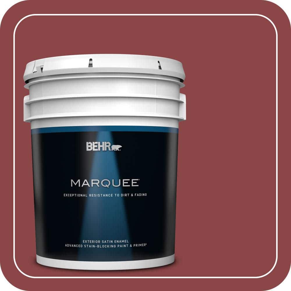 5 gal. #PPU1-10 Forbidden Red Satin Enamel Exterior Paint & Primer product image for price tracking