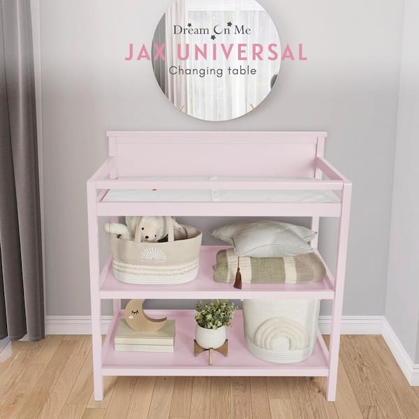 Pink baby changing unit best sale