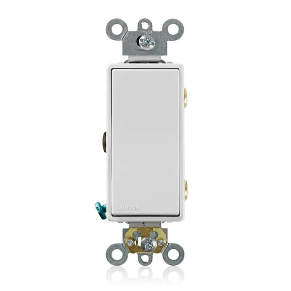 Leviton Decora Wall Jack with F-Type Coaxial Connector, White R82