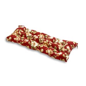 Roma Floral Rectangle Outdoor Bench Cushion