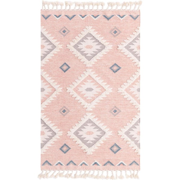 Mesa Pink 5 ft. x 8 ft. Area Rug