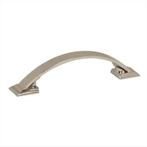 Candler 3 in. (76mm) Classic Polished Nickel Arch Cabinet Pull