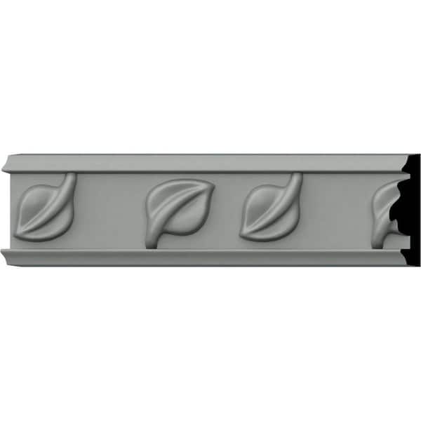 Ekena Millwork SAMPLE - 5/8 in. x 12 in. x 2 in. Urethane Simple Leaf Panel Moulding