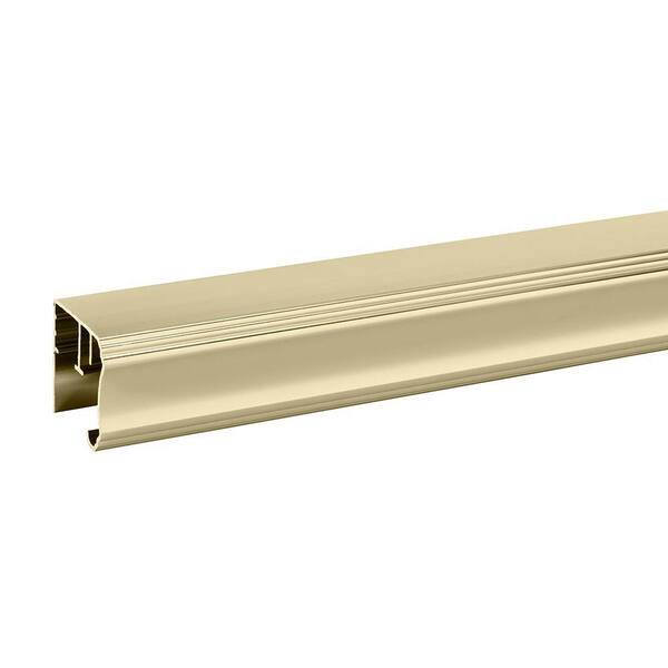 Delta 36 in. Semi-Frameless Pivot Shower Door Track Assembly Kit in Polished Brass