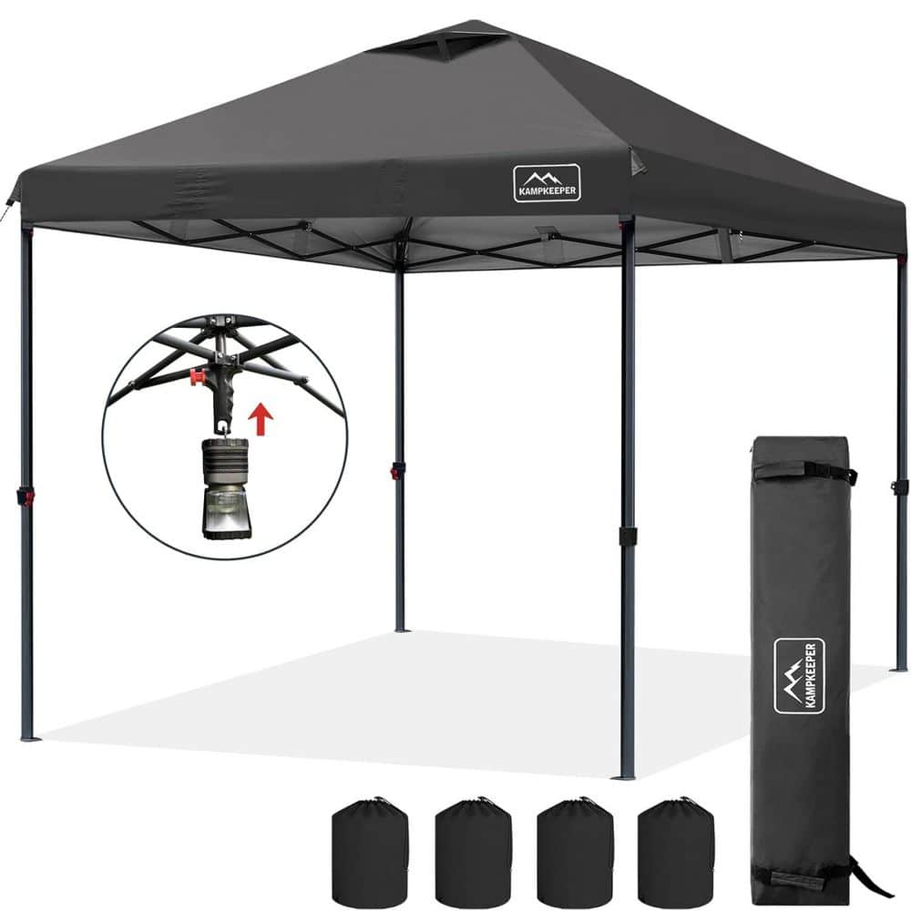 テント・タープ groundcoverTARPtoTARPACORNHOUSE3.45 Portable Safari Ground Tent Large, Grey Body & Grey Trim