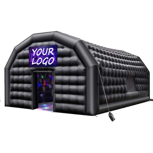 Inflatable Nightclub, 29.5 ft. x 19.7 ft. Inflatable Party Tent with Sandbag, Ventilated Blow up Night Club, 2025 Update