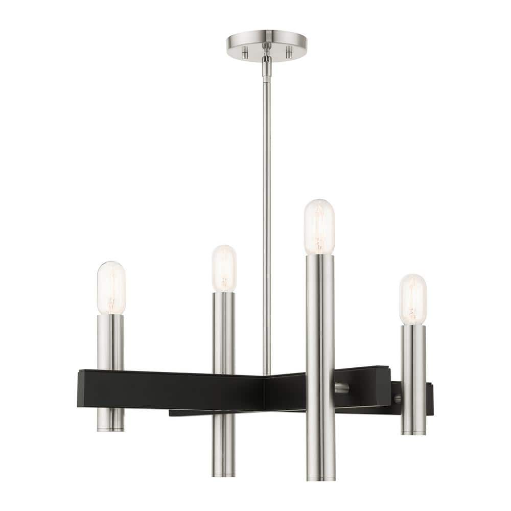 Brenham 4-Light Brushed Nickel Chandelier price history on PriceWatchPro