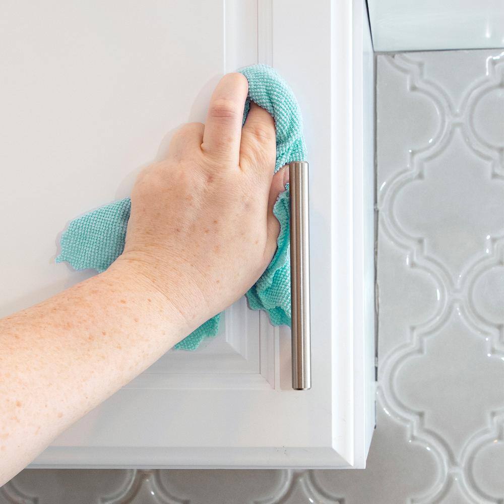 Mint Microfiber 12x12 Inch Cleaning Cloths 50-Pack