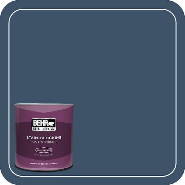 BEHR ULTRA 1 qt. Home Decorators Collection #HDC-SM14-7 Midnight Mosaic Extra Durable Eggshell Enamel Interior Paint & Primer