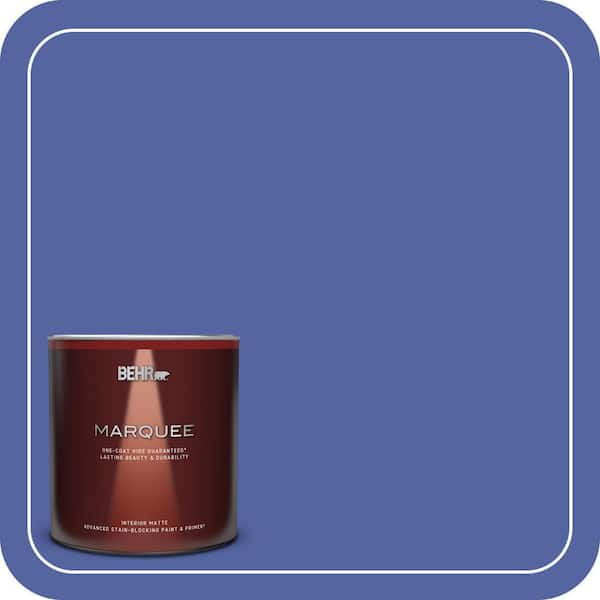 BEHR MARQUEE 1 qt. #T13-9 Electrify Matte Interior Paint & Primer