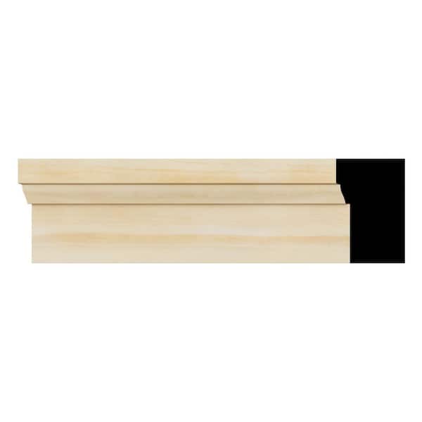 WM180 1.25 in. D x 2 in. W x 96 in. L Wood (Pine) Crown Moulding