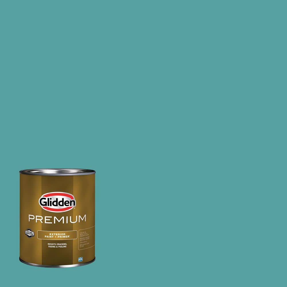 NO RISEジョイント　ニンナ　ボッコム　エニードープ　アブディール　ヘドン Glidden Premium 1 Qt. Teal Bayou PPG1147-5 Flat Exterior Latex