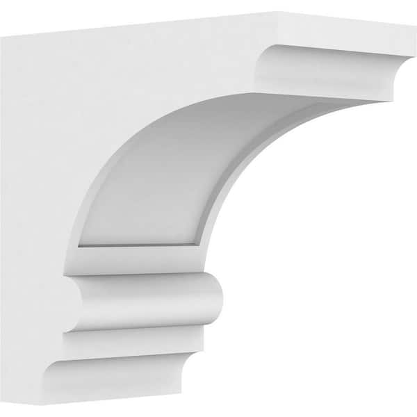 Ekena Millwork 5 in. x 10 in. x 10 in. Standard Diane Architectural Grade PVC Corbel
