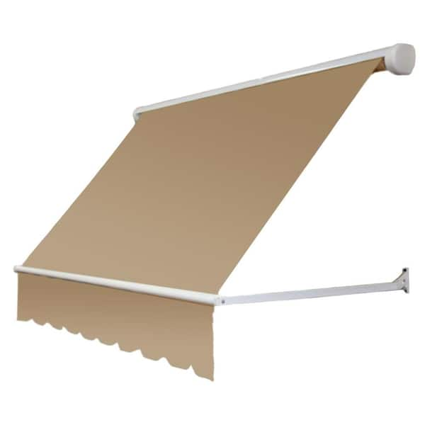 AWNTECH 6 Ft. Mesa Window Retractable Awning (24 In. Projection) In Tan ...