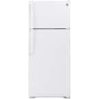 28 in. 17.5 cu. ft. Top Freezer Refrigerator in White with LED Light Type