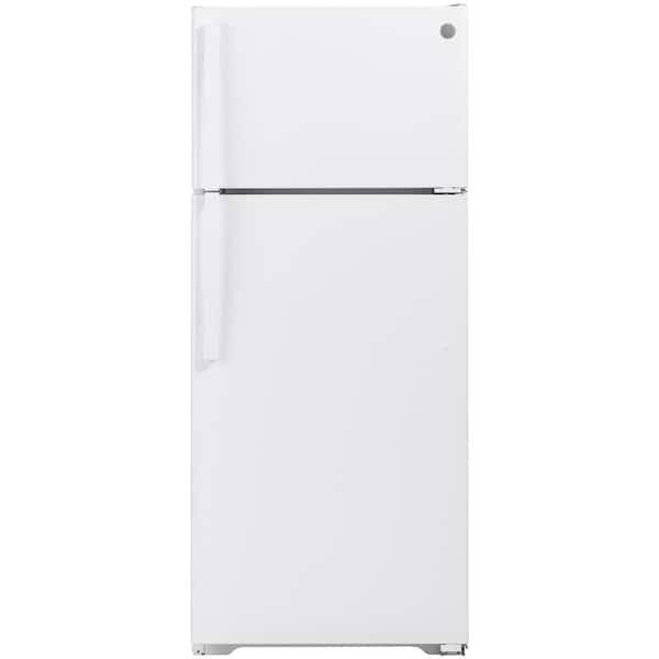 GE 17.5 cu. ft. Top Freezer Refrigerator in White, ENERGY STAR