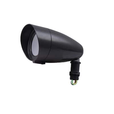 14-Watt 1100 Lumens 1EA CE Line Voltage Hardwired Bronze Integrated LED Landscape Flood Light