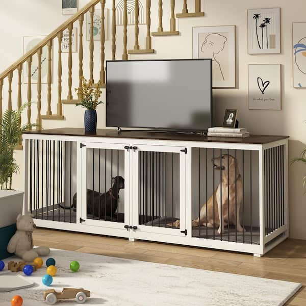 Dog Crate Entertainment Center — Nygaard