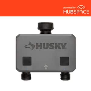 Husky Smart Watering Timer for Irrigation and Sprinklers Powered by Hub Space