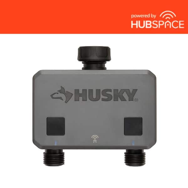 Husky Husky Smart Watering Timer for Irrigation and Sprinklers Powered by Hub Space