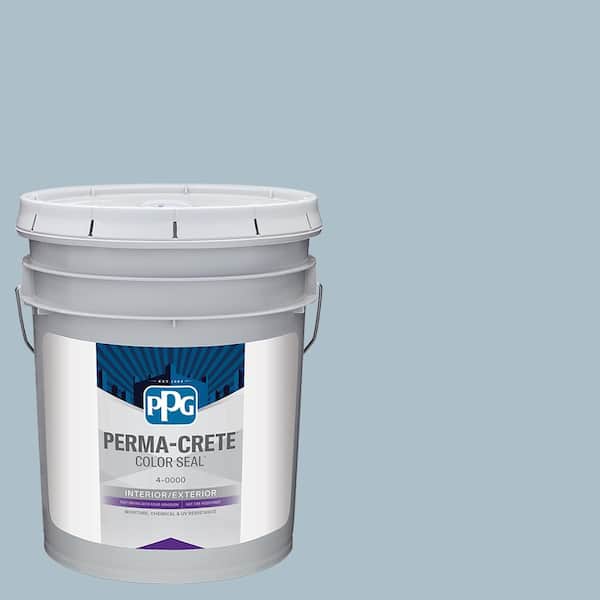 Color Seal 5 gal. PPG1153-4 Chambray Satin Interior/Exterior Concrete Stain