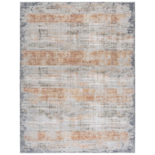Princeton 9 ft. x 12 ft. Light Beige/Green Distressed Marble Area Rug