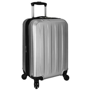 Elite Dori Expandable Carry-On Spinner Luggage, Silver