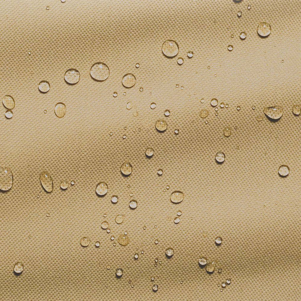 Sand Water-Resistant Offset Patio Umbrella Canopy Cover