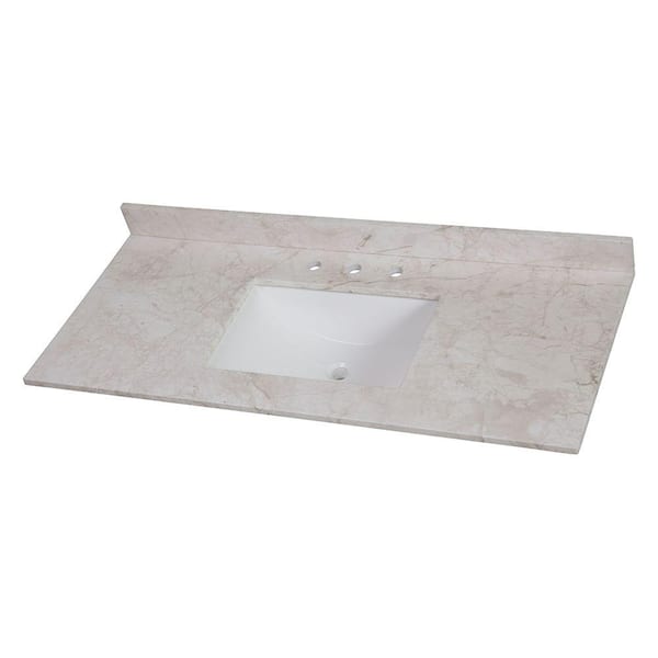 Home Decorators Collection Brinkhill 49 In W X 39 H 22 D Bathroom Vanity Cognac With Stone Effect Top Dune Bwsd48comdn Cg The Depot Home Decorators Collection Brinkhill 49, 48 Vanity Top With Sink Home Depot