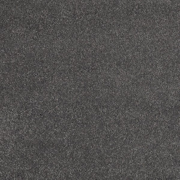 Lifeproof Coral Reef II - Ash Fog - Gray 93.6 oz. Nylon Texture Installed Carpet