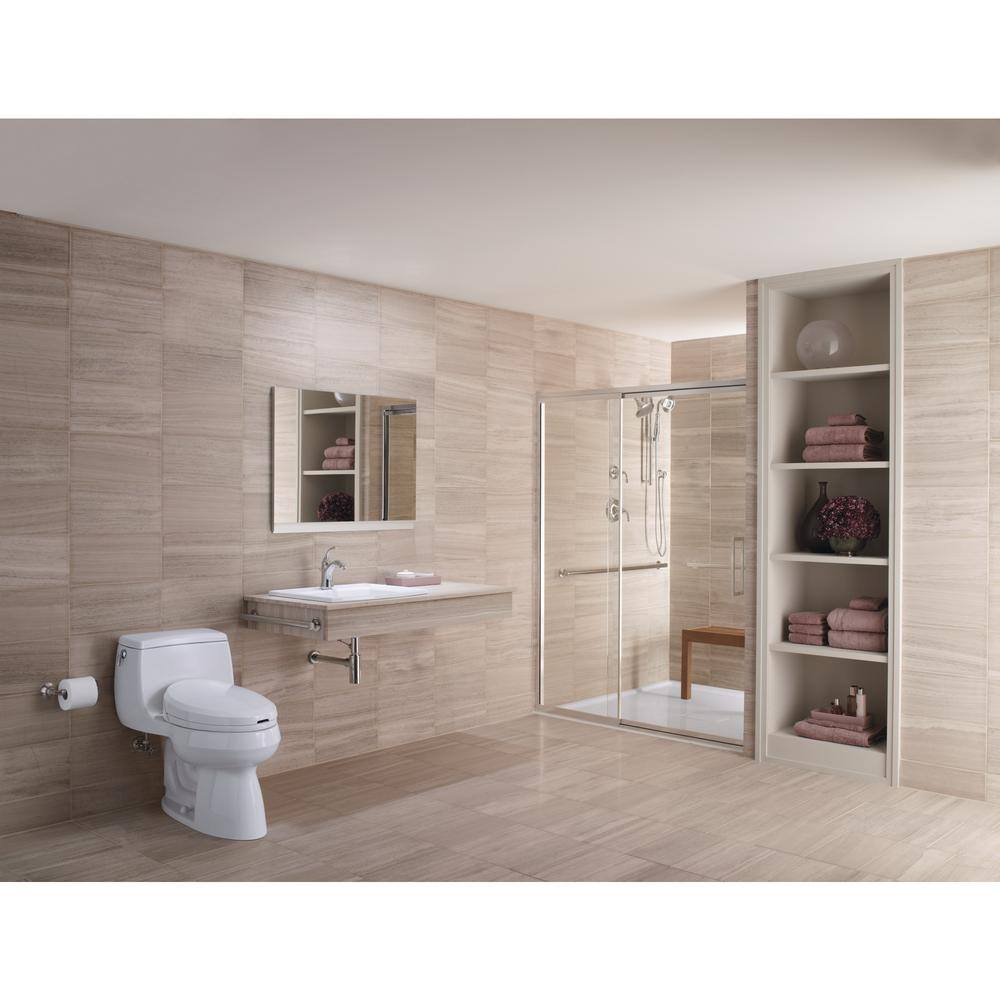 Polished Chrome Single-Function Wall-Mount Showerhead