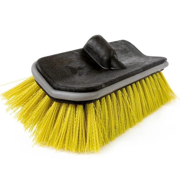 Floor Scrubbing Brush Stiff Hard Bristle Plastic Washing Up Cleaning Deck Brush 