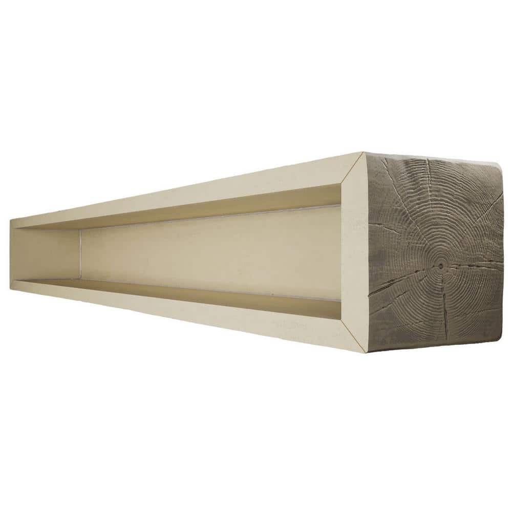 Almond Knotty Pine Faux Wood Beam Plank 4" x 4" x 18'