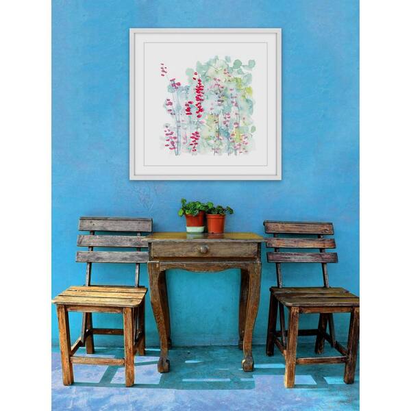 Unbranded 48 in. H x 48 in. W "Winter Berries" by Lindsay Megahed Framed Printed Wall Art