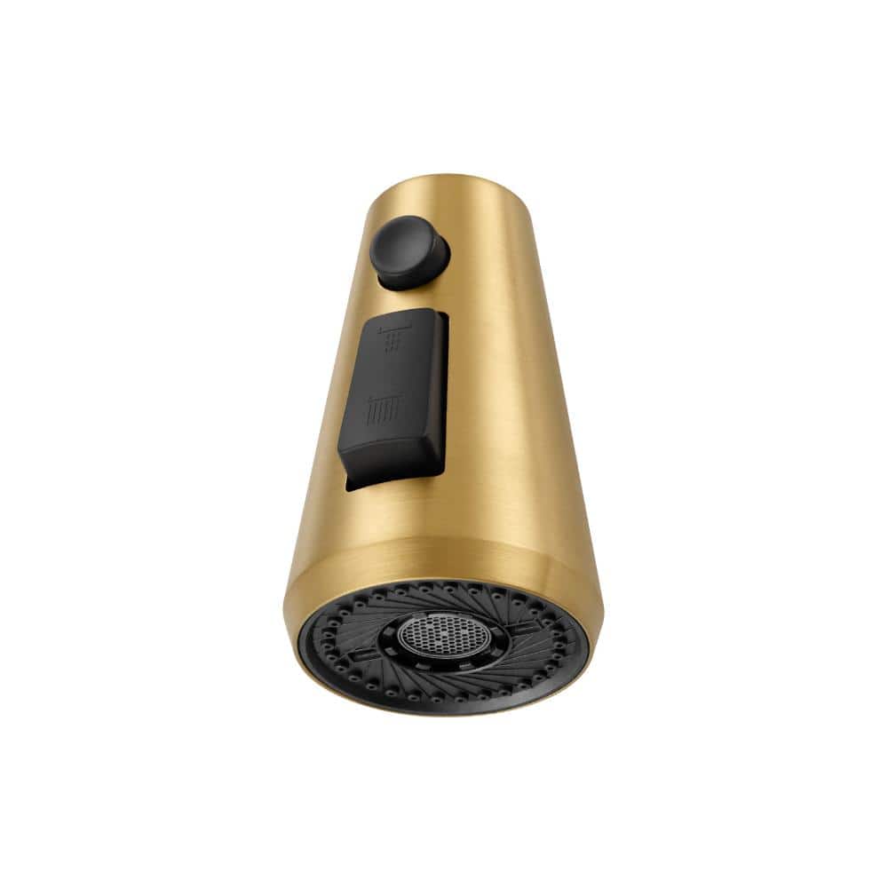 Kitchen Faucet Sprayer Head 3 Spray Modes 13 Adapters Stainless Steel in Brushed Gold price history on PriceWatchPro