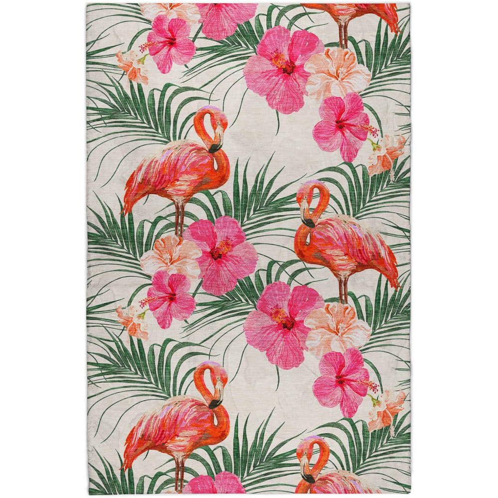 Dream Shag Premium Machine Washable Abstract ADS207 Pink 10 ft. x 14 ft. Area Rug price history on PriceWatchPro