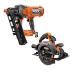 18V Brushless Cordless 21° 3-1/2 in. Framing Nailer with Brushless 7-1/4 in. Circular Saw (Tools Only)