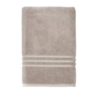 Fieldcrest Set of 2 Stripe Accent Hand Towels White W/Beige Stripe NWT 
