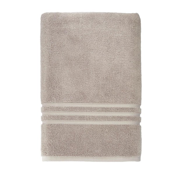 Home Decorators Collection Turkish Cotton Ultra Soft Riverbed Taupe Bath Sheet