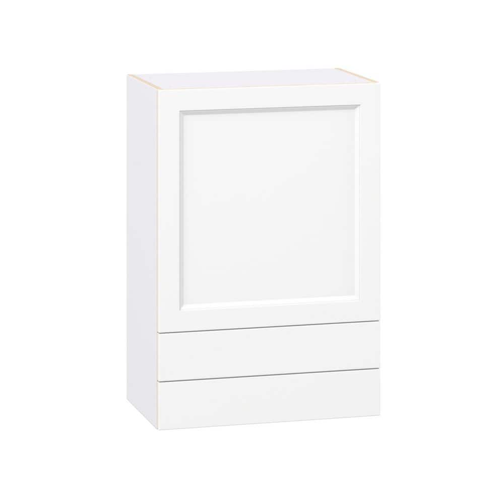 Laramie 24 in. W x 14 in. D x 35 in. H Assembled Wall Kitchen Cabinet in Painted Bright White with 2 Drawers price history on PriceWatchPro