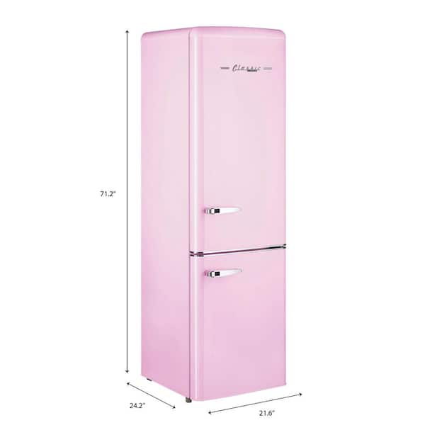 Unique Appliances Classic Retro 21.6 in. 8.7 cu. ft. Retro Bottom