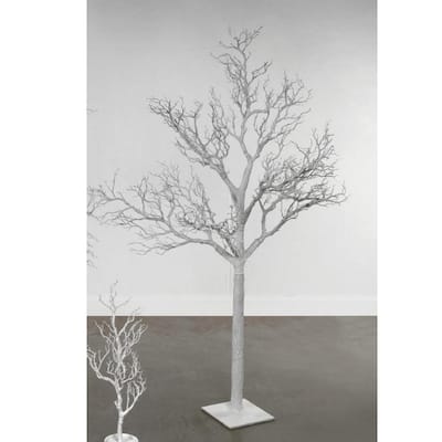 72 in. White Artificial Deadwood Twig Tree